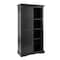 Flash Furniture Harrison 36in. Wide Rustic Farmhouse Storage Cabinet Bookcase w/Sliding Barn Door, Black ZG-026-BLK-GG - alternate 8